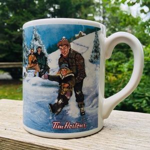Tim Hortons Skating Pond Mug, Limited Edition, EUC